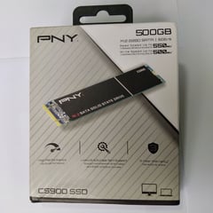 PNY - Disco Sólido SSD M.2 2280 SATA III CS900 de 500GB