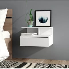 GENERICO - Velador Flotante White Walnut