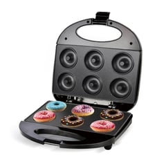 RAFF - Máquina de Donas Mini Donuts Antiadherente 06 unidades 850w RAF Original