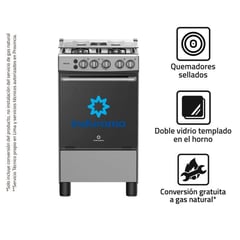 INDURAMA - Cocina Gas MATISSE 20" Croma 4 Hornillas