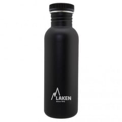 LAKEN - BOTELLA ACERO INOXIDABLE BASIC STEEL 075L NEGRO -