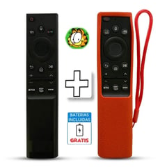 Control Samsung Smart Tv con Voz Modelo BN59-01363 Funda Rojo