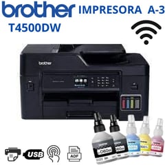 BROTHER - Impresora MFC- T4500 DW A3 Multifuncional Wifi ADF y ethernet