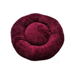 MD - Cama Para Perros y Gatos Donut Lite Guinda Talla M -