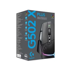 LOGITECH - MOUSE G502 X PLUS LIGHTSPEED WIRELESS 25K DPI RGB BLACK