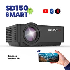 OWLENZ - SD150 Smart HD 150 Pulgadas Entradas USB y HDMI