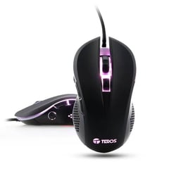 TEROS - MOUSE GAMER TE-5164 6 BOTONES USB 6400DPI