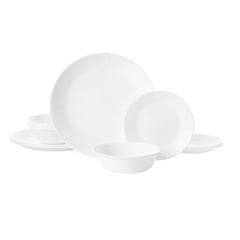 CORELLE - Vajilla 12 Piezas Mod. Redondo – Blanco – Sku300322