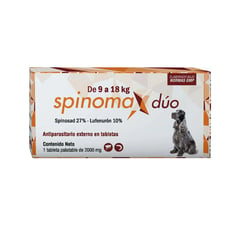 ZOOVET - Antiparasitario Externo Spinomax Duo 9 a 18kg