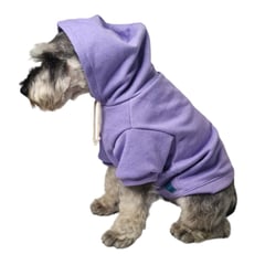 MD - Ropa Capucha de algodon para Mascotas - Color Lila TM