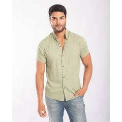 SPIRIT - CAMISA NERU MANGA CORTA PARA HOMBRE SLIM FIT