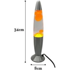 GENERICO - Lámpara de Lava con Base de Metal Grande