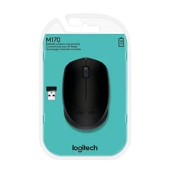 LOGITECH - Mouse M170 Wireless Usb Black