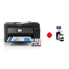 EPSON - Impresora Multifuncional L14150, A3, WIFI, ETHERNET + 01 TINTA T504 GRATIS-NEGRO