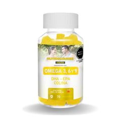 NUTRIGUMMIES - Omega 3 6 y 9 DHA EPA Colina Adulto