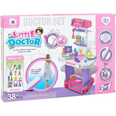 WANDERLONG - Juego de juguetes Little Doctor, 38 piezas