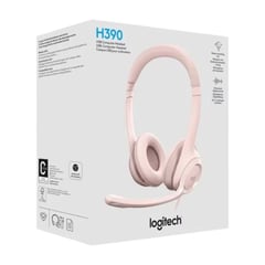 LOGITECH - H390 Audifono Usb Cancelacion De Ruido Color Rosa