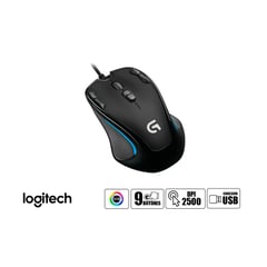 LOGITECH - Mouse Gaming G300S Optico USB Negro 910-004344