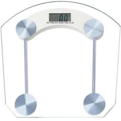 GENERICO - Balanza de Baño Digital Electrónica de Vidrio 180KG