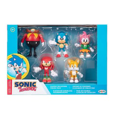 SONIC - - Pack de 5 personajes 6.5cm