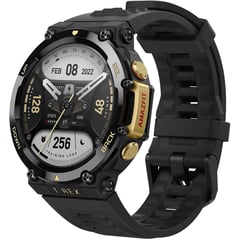 AMAZFIT - Smartwatch T-Rex 2 - Negro y dorado.