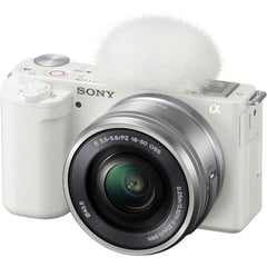 ZV-E10 Mirrorless Camera with 16-50mm Lens - Blanco