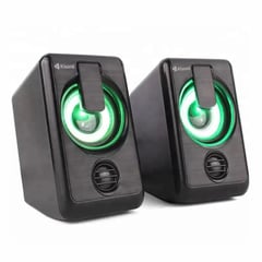 KISONLI - Parlantes Gamer Stéreo Portátiles Con Luces LED - L-1010