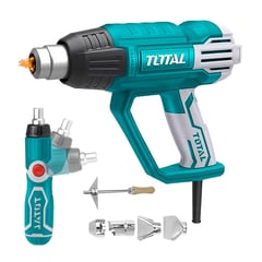 TOTAL TOOLS - PISTOLA CALOR 2000W SECADOR TOTAL+DESARMADOR MANUAL 13 EN 1