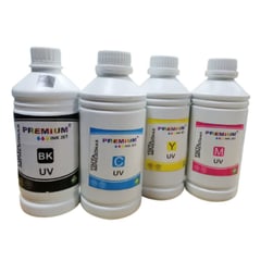 PREMIUM INK JET - Tinta Premium UV Pack Black Cian Yellow Magenta Hp Canon Epson Brother