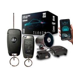 OZ TUNNING - Alarma Bluetooth App Flip Llave Sierra Tipo Hyundai