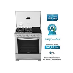 MABE - COCINA A GAS 6 HORNILLAS EMP7620SX0