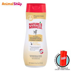 NATURES MIRACLE - Shampoo De Avena Para Perros Nature'S Miracle 2 En 1 473Ml