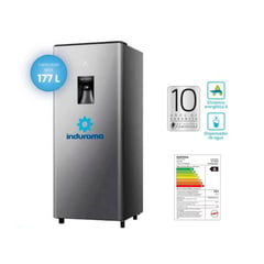 INDURAMA - Refrigeradora 177 LT Autofrost Dispensador de Agua RI-289D - Croma