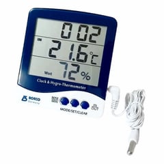 Termohigrómetro BOECO Lcd reloj temperatura humedad