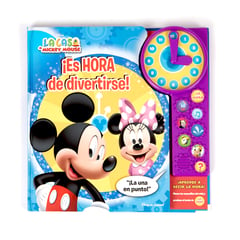 PANDA CLUB - Libro Infantil Musical Disney La Casa de Mickey Mouse Es Hora de Divertirse