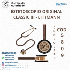LITTMANN - ESTETOSCOPIO CLASSIC III ORIGINAL CHOCOLATE COPPER 5809 - LITTMANN