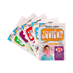 PANDA CLUB - Libros Infantiles Set x5 Quiero Saber