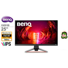 BENQ - Monitor Gaming 25” MOBIUZ EX2510S iPS FHD 165Hz 1MS