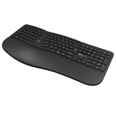 KLIPXTREME - Teclado Klip Xtreme Transcend Wireless Ergonómico Inalámbrico KBK-530S