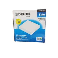 DIXON - Panel LED 18W Adosable Cuadrado Luz Fría