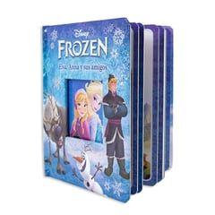 DISNEY - Libro Infantil Frozen Elsa Anna y sus Amigos