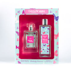 BEAUTIK LONDON - Set Fragancia EDT 100 ml + Shampoo Butterfly Princess 240 ml