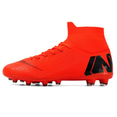 BLWOENS - zapatillas para fútbol hombrede fútbol Turf Hightop AG para hombe-rojo