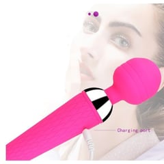 GENERICO - Vibrador Micrófono 20 velocidades Consolador Dual Punto G