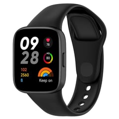 GENERICO - Correa Silicona para Xiaomi Redmi Watch 3 - Negro