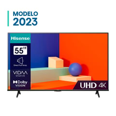 HISENSE - Televisor Hisense Led 55 Smart UHD 4K VIDAA 55A6K 2023