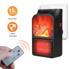 GENERICO - CALEFACTOR 1000W FLAME HEATER