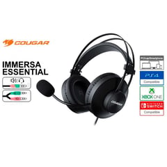 COUGAR - Audífono Gamer Immersa Essential - Negro