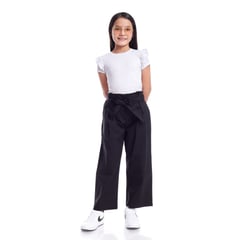 LE PETIT COMPANY - Pantalón Culotte Niña Lazo - Negro