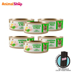 AMITY - Comida Húmeda Gato Adulto Pollo Y Guisantes 80 Gr 6Un